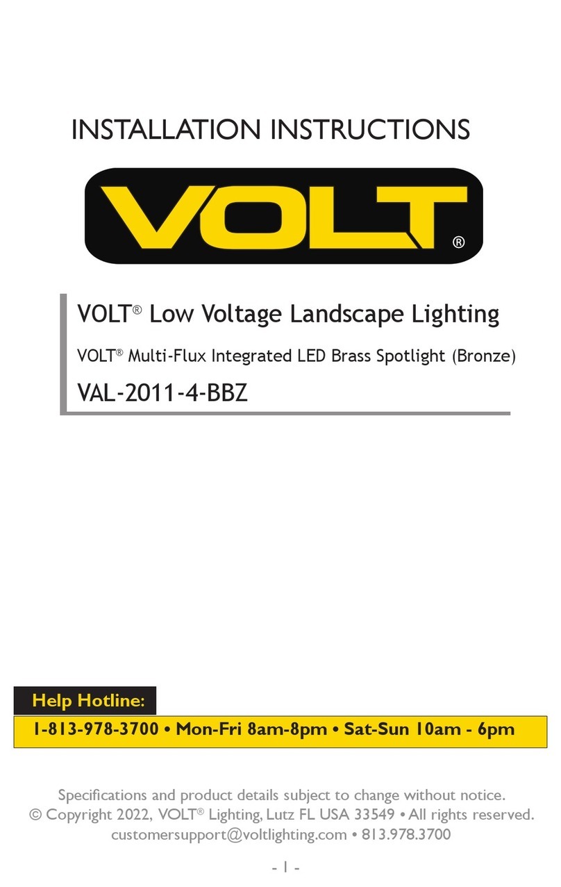 Volt VAL-2011-4-BBZ installation instructions