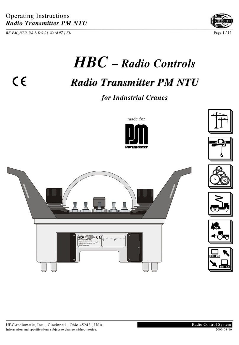 HBC-Radiomatic PM NTU operating instructions