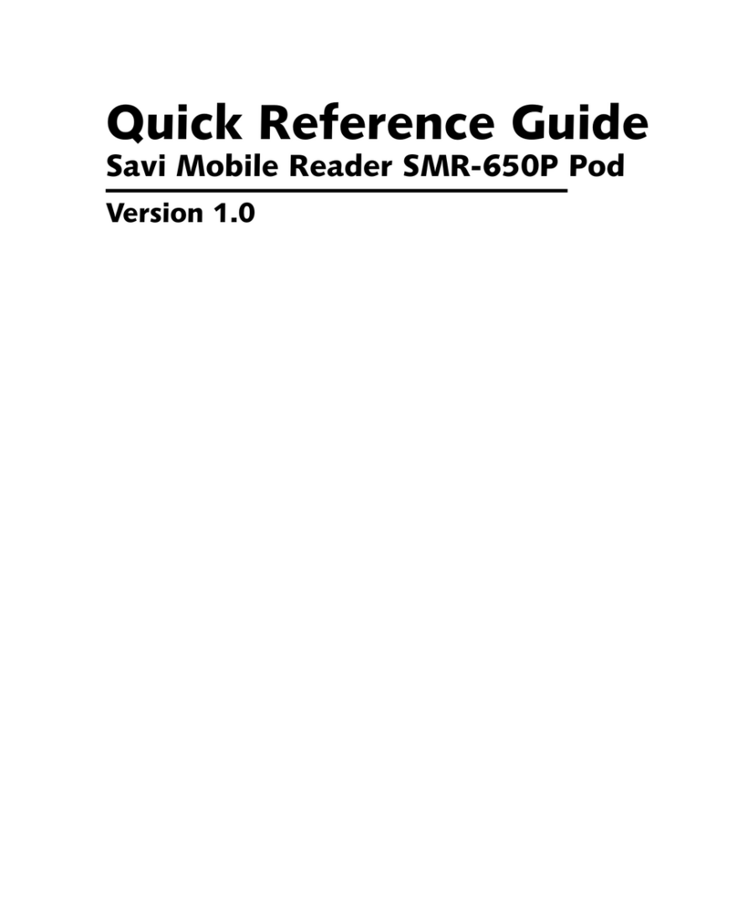 Savi Technology SMR-650P Pod Quick reference guide