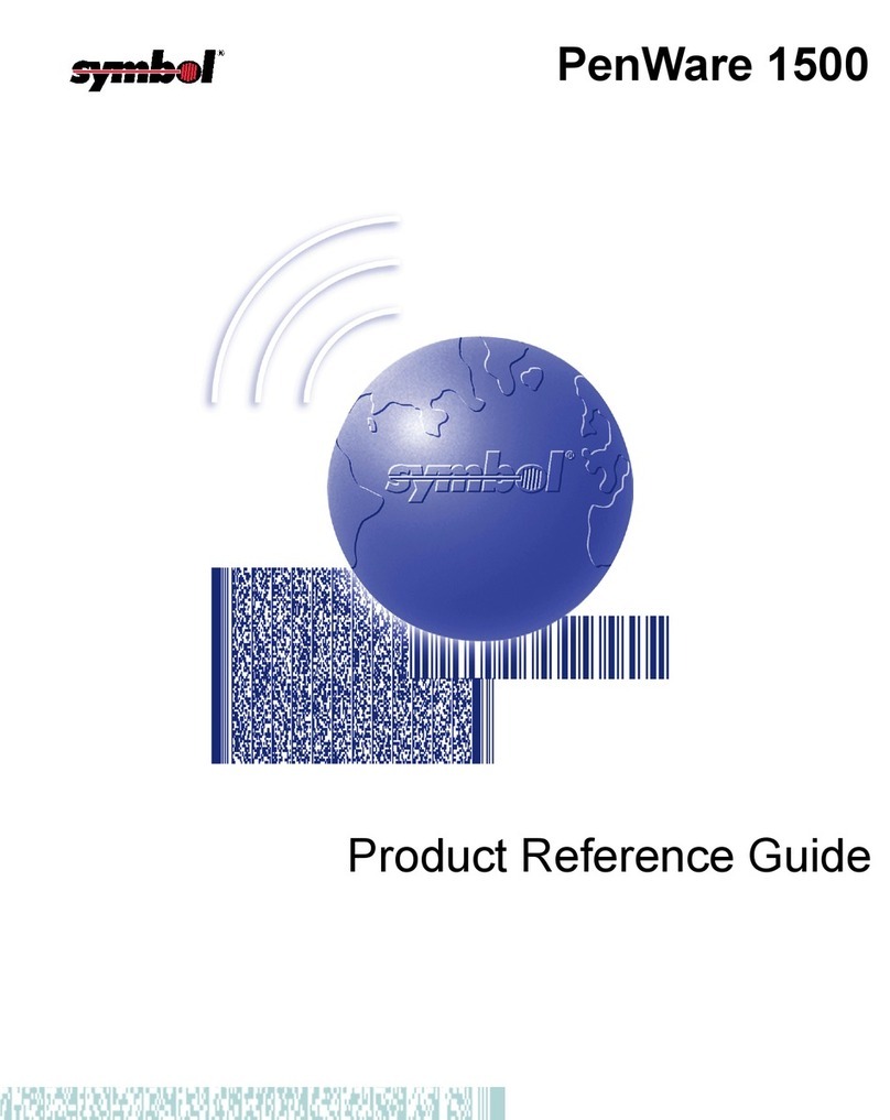 Symbol PenWare 1500 Installation and operation manual