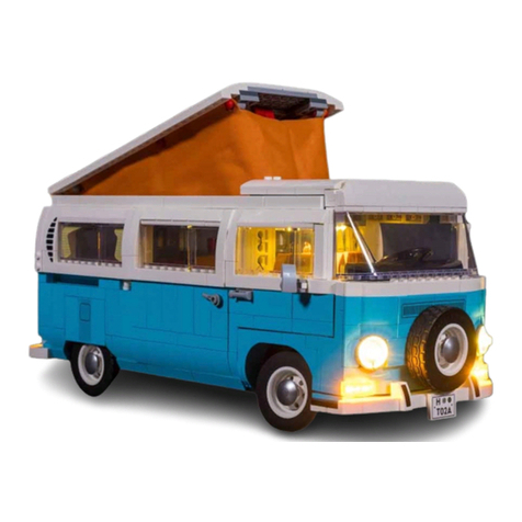 GAME OF BRICKS Volkswagen T2 Camper Van 10279 instruction manual