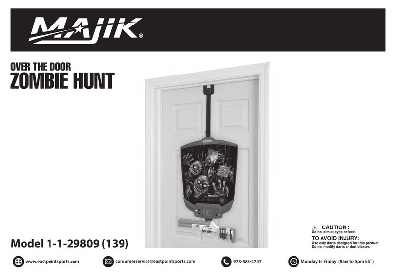 Majik OVER THE DOOR ZOMBIE HUNT manual