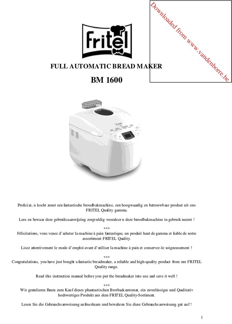 Fritel BM 1600 user manual