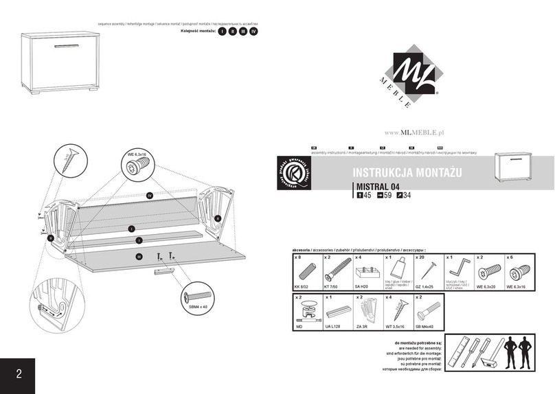 mlmeble MISTRAL 04 User manual