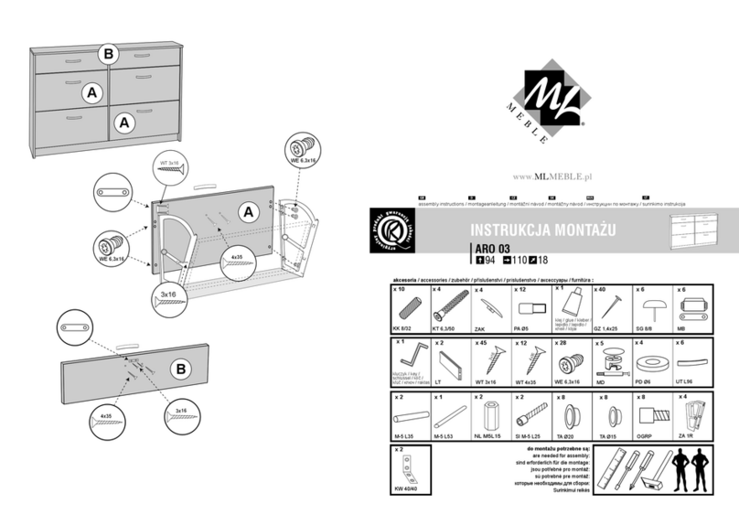 mlmeble ARO 03 Assembly instructions