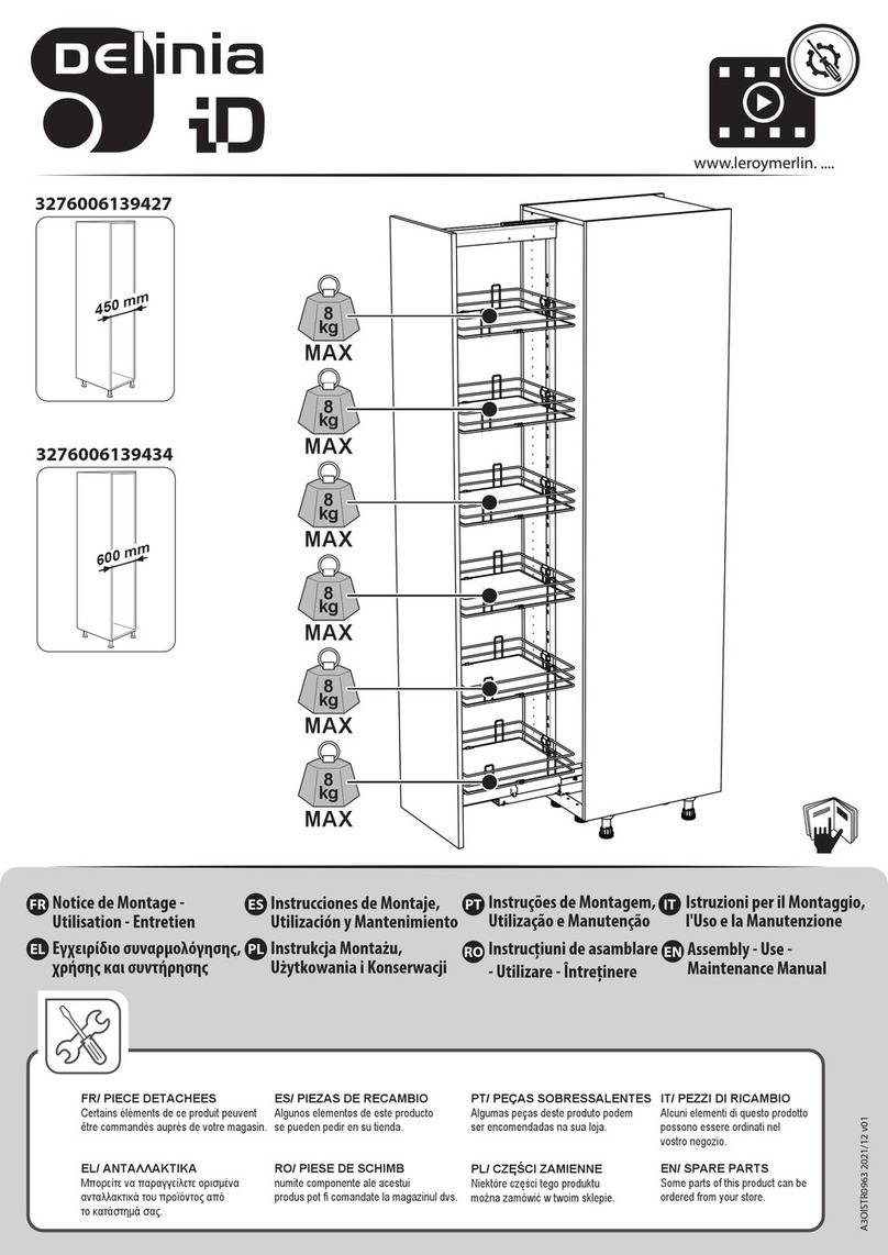 Delinia iD 3276006139427 Assembly, Use, Maintenance Manual Delinia iD 3276006139427 Assembly, Use, Maintenance Manual