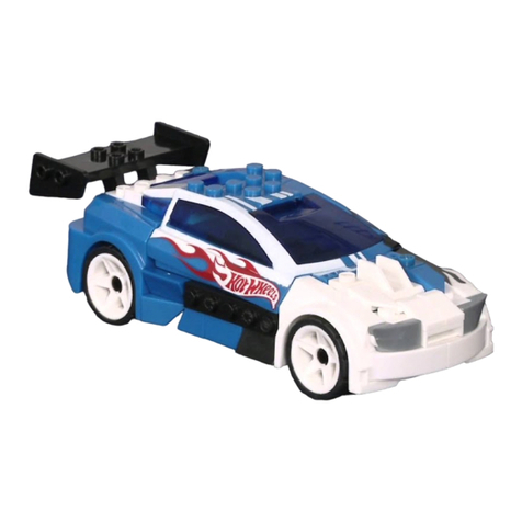Mega Bloks HotWheels Drift Rail Grind Assembly instructions