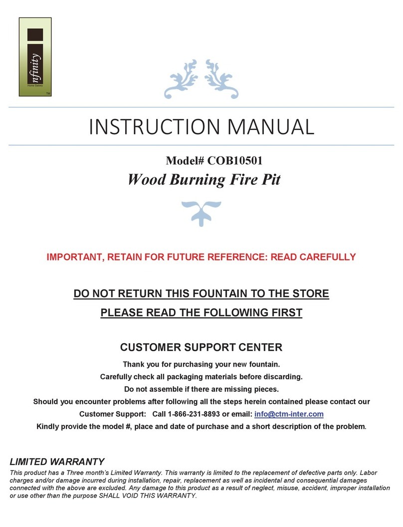 Infinity COB10501 instruction manual