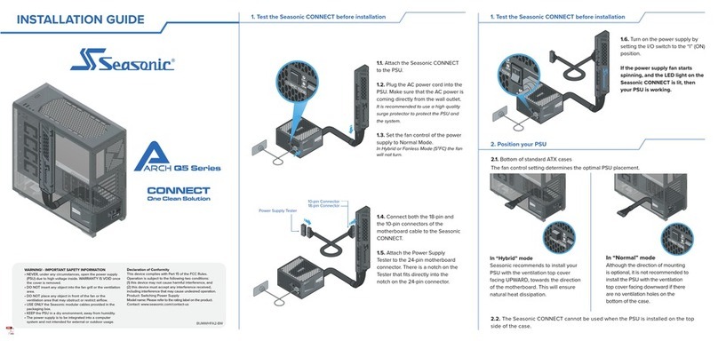 Seasonic ARCH Q5 Series installation guide