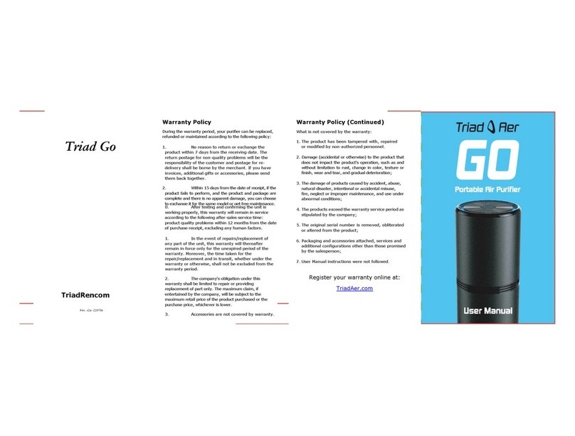 Triad Aer Go user manual