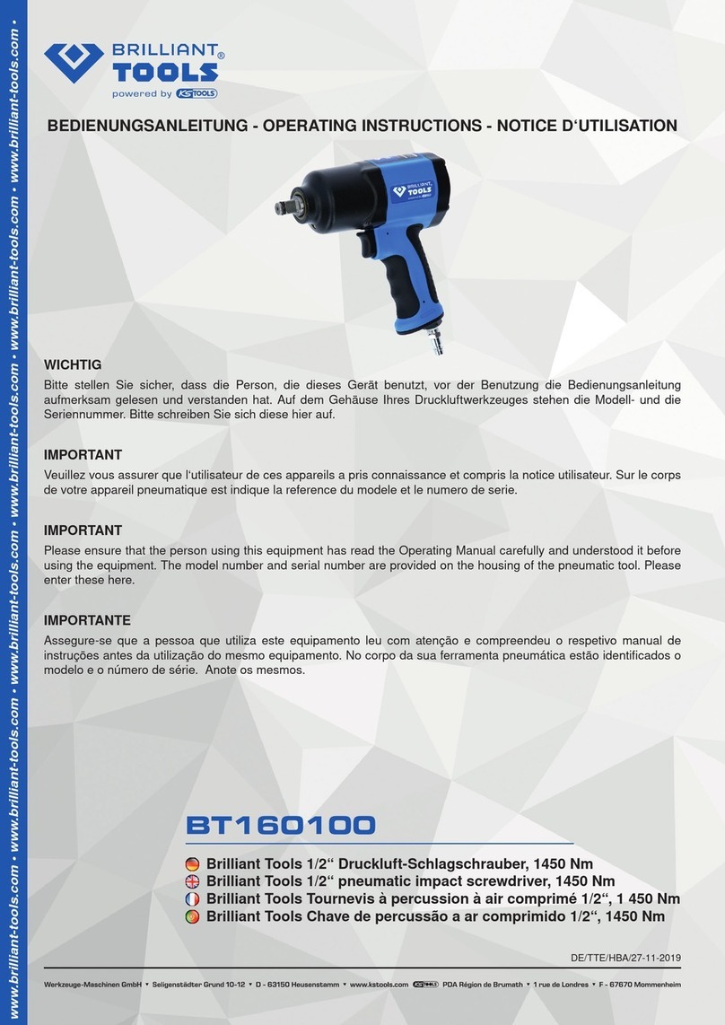 KS Tools Brilliant Tools BT160100 operating instructions
