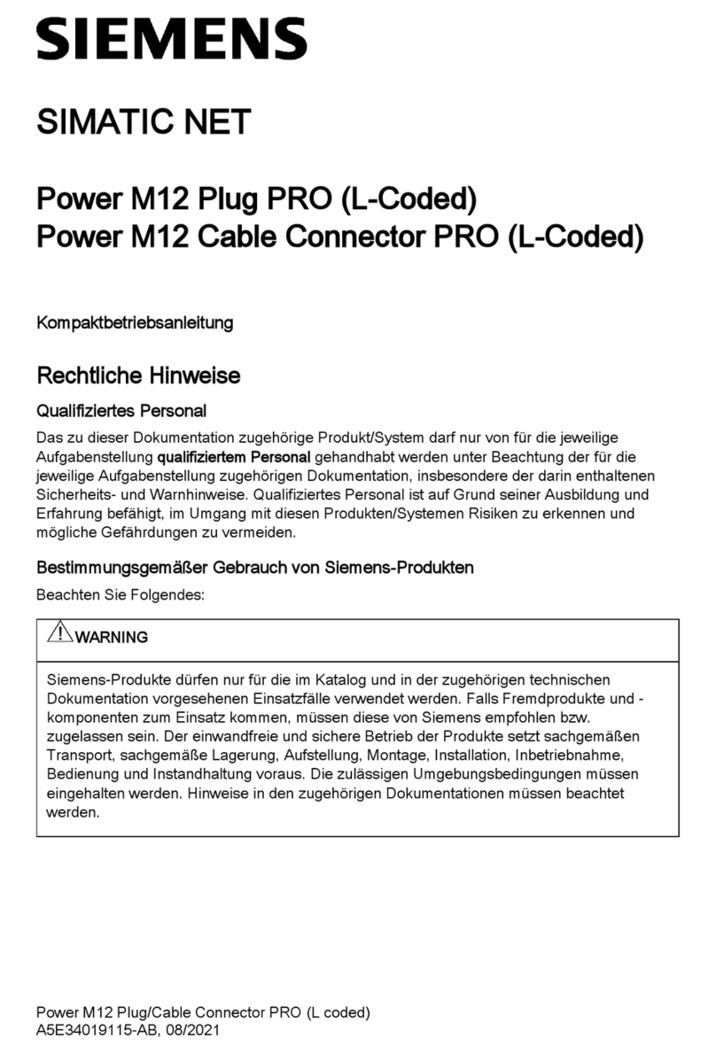 Siemens Power M12 Plug PRO Compact operating instructions