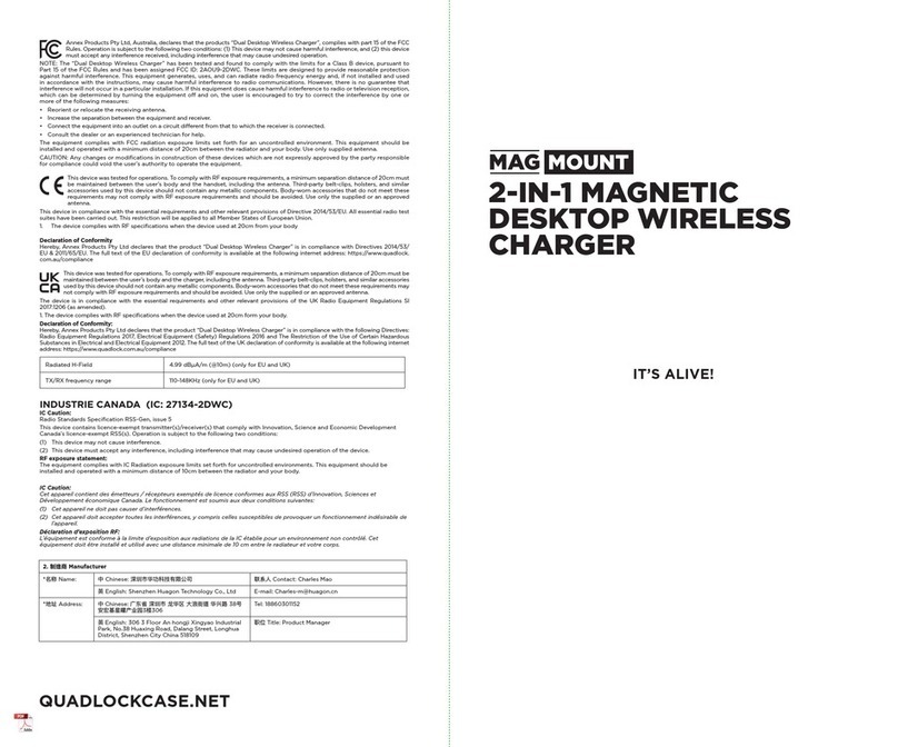 Annex MAGMOUNT 2DWC instructions
