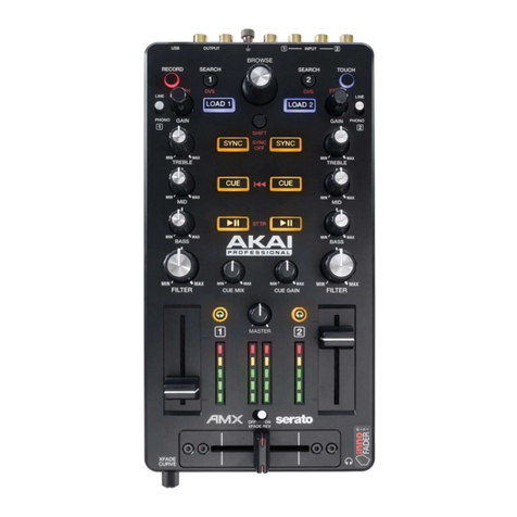 Akai AMX Serato Service manual