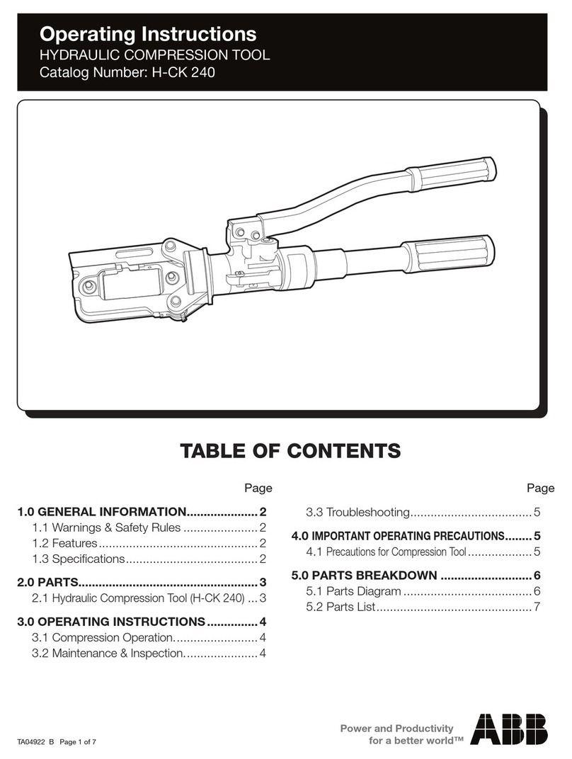 ABB H-CK 240 operating instructions