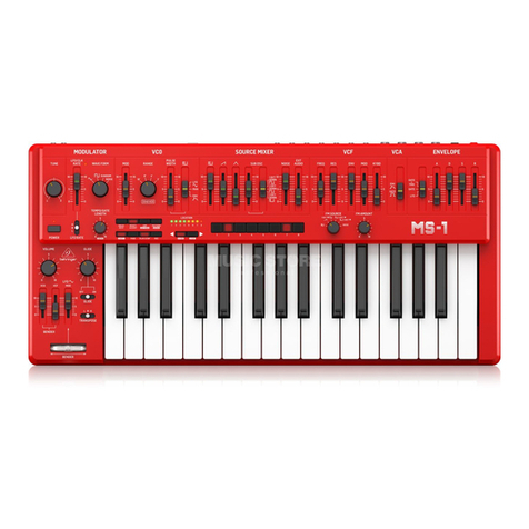 Behringer MS-1-BK Bulletin