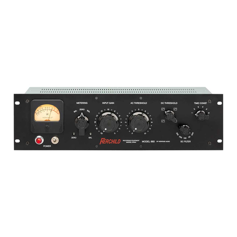 Heritage Audio Herchild 660 user manual