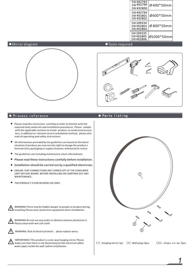 Saniclass SW 492793 installation instructions