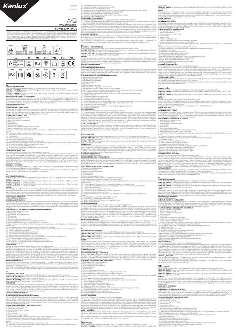 Kanlux 26811 instruction manual