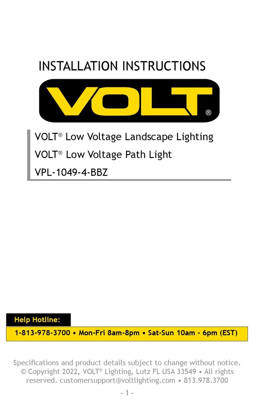 Volt VPL-1049-4-BBZ installation instructions Volt VPL-1049-4-BBZ installation instructions