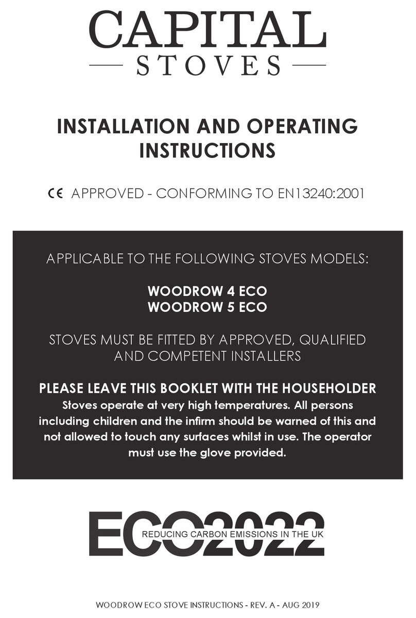 Capital WOODROW 4 ECO Installation and operating instructions