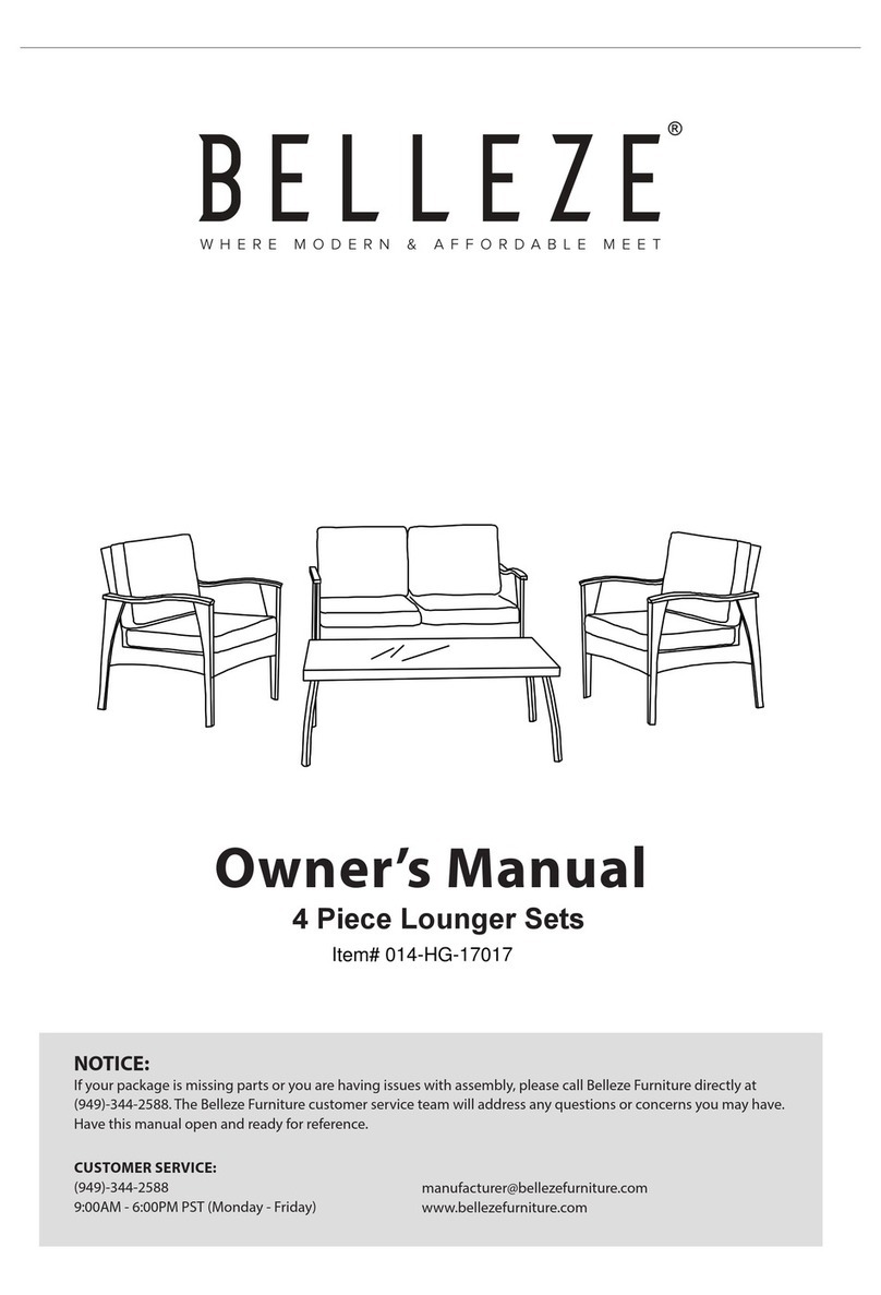Belleze 014-HG-17017 owner's manual