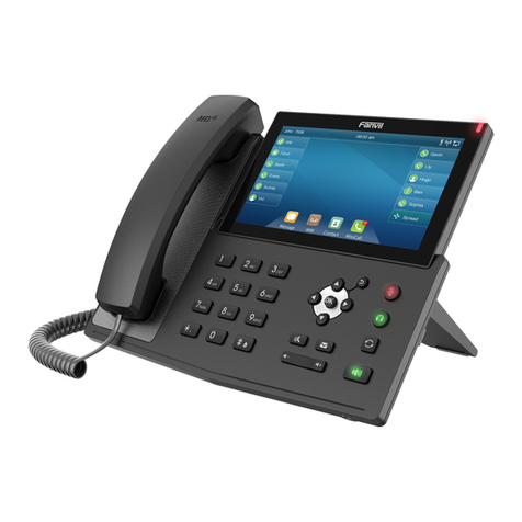 Fanvil X7 User manual