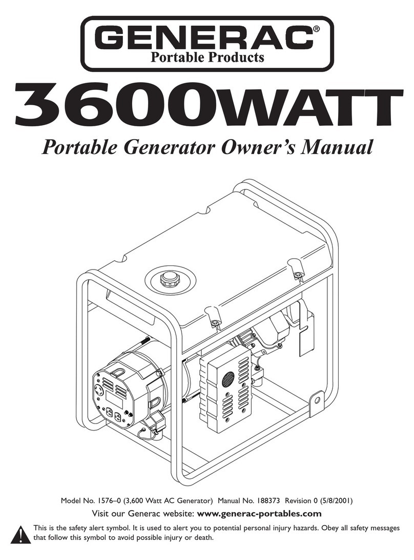 Generac Power Systems 1576-0 User manual
