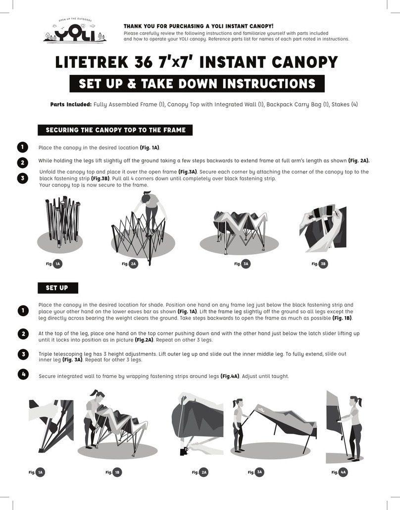 Yolico LITETREK 36 Assembly instructions