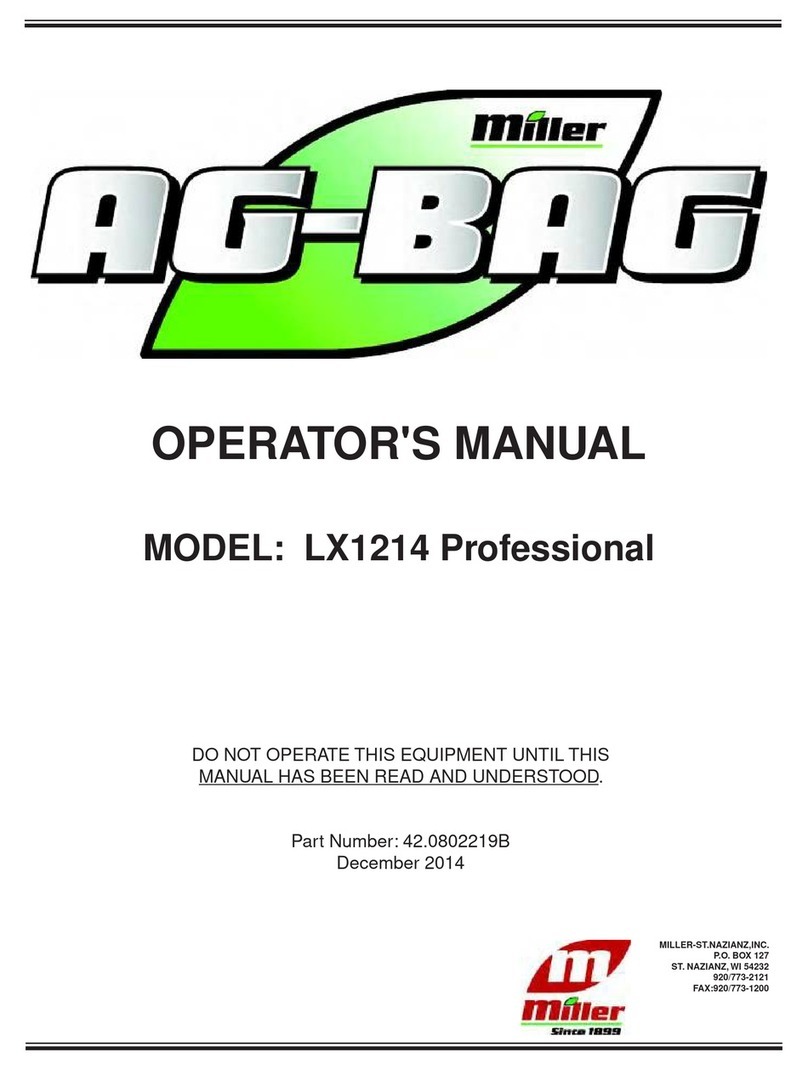 Miller AG-BAG Professional LX1214 Operator's manual