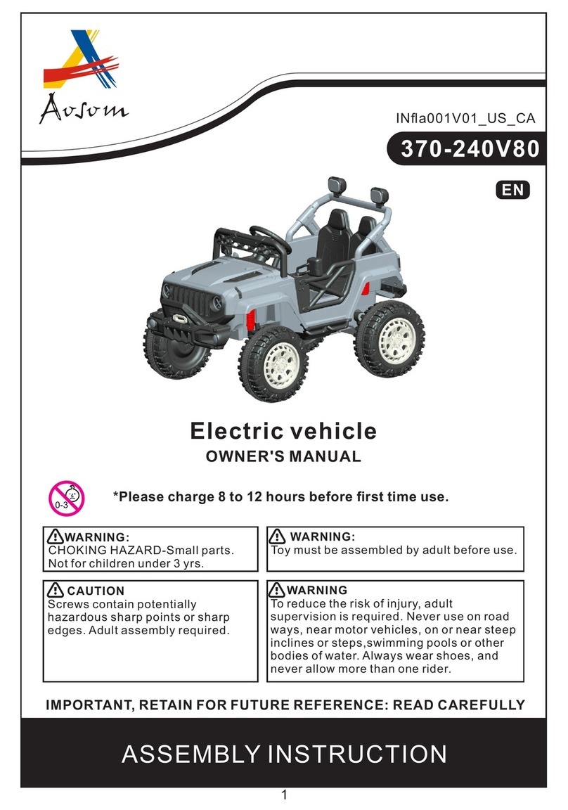 Aosom 370-240V80 owner's manual