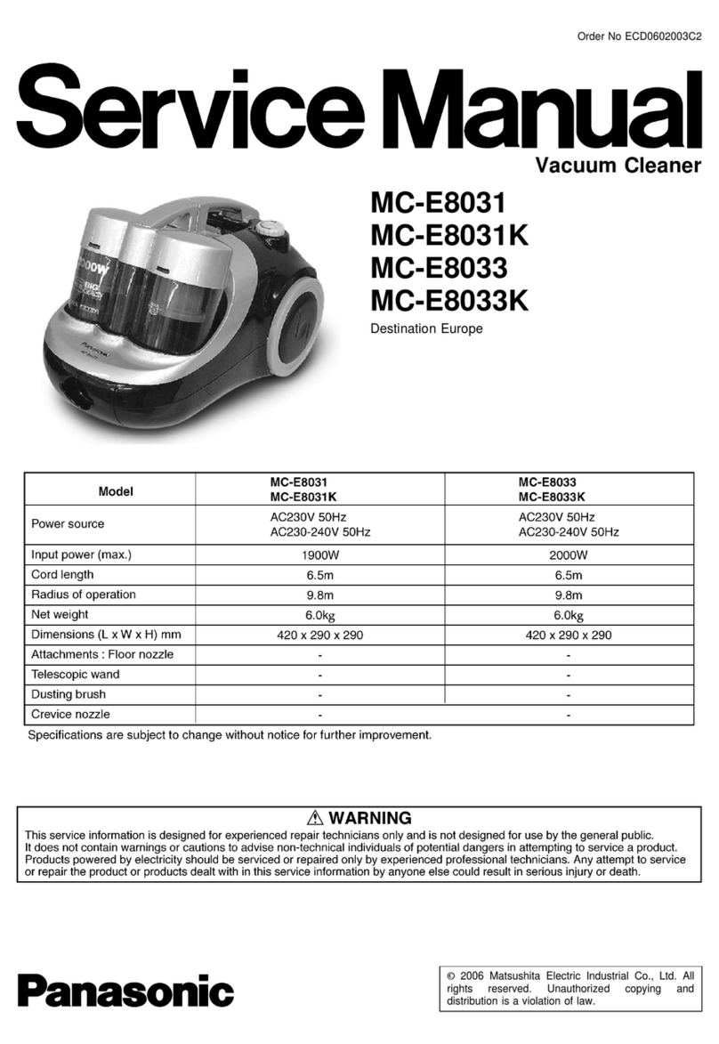 Panasonic MC-E8031 Service manual