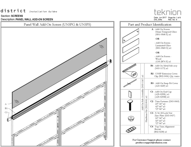 Teknion District User manual
