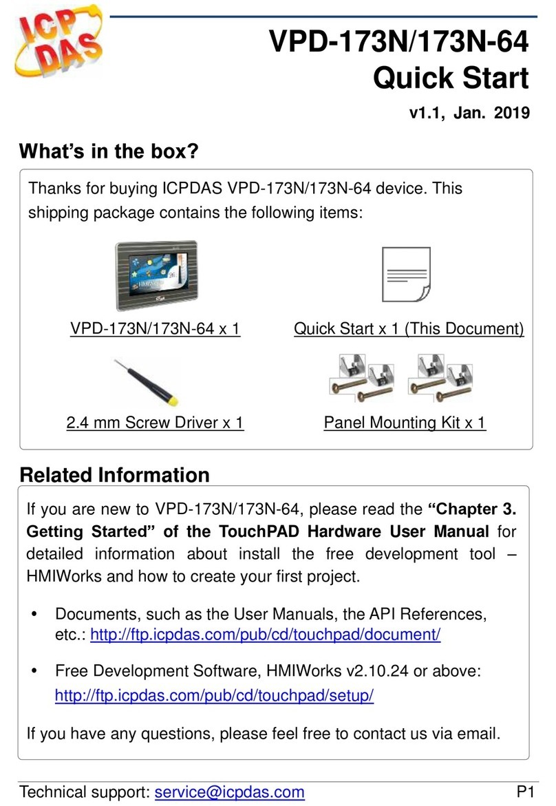 ICP DAS USA VPD-173N quick start guide ICP DAS USA VPD-173N quick start guide