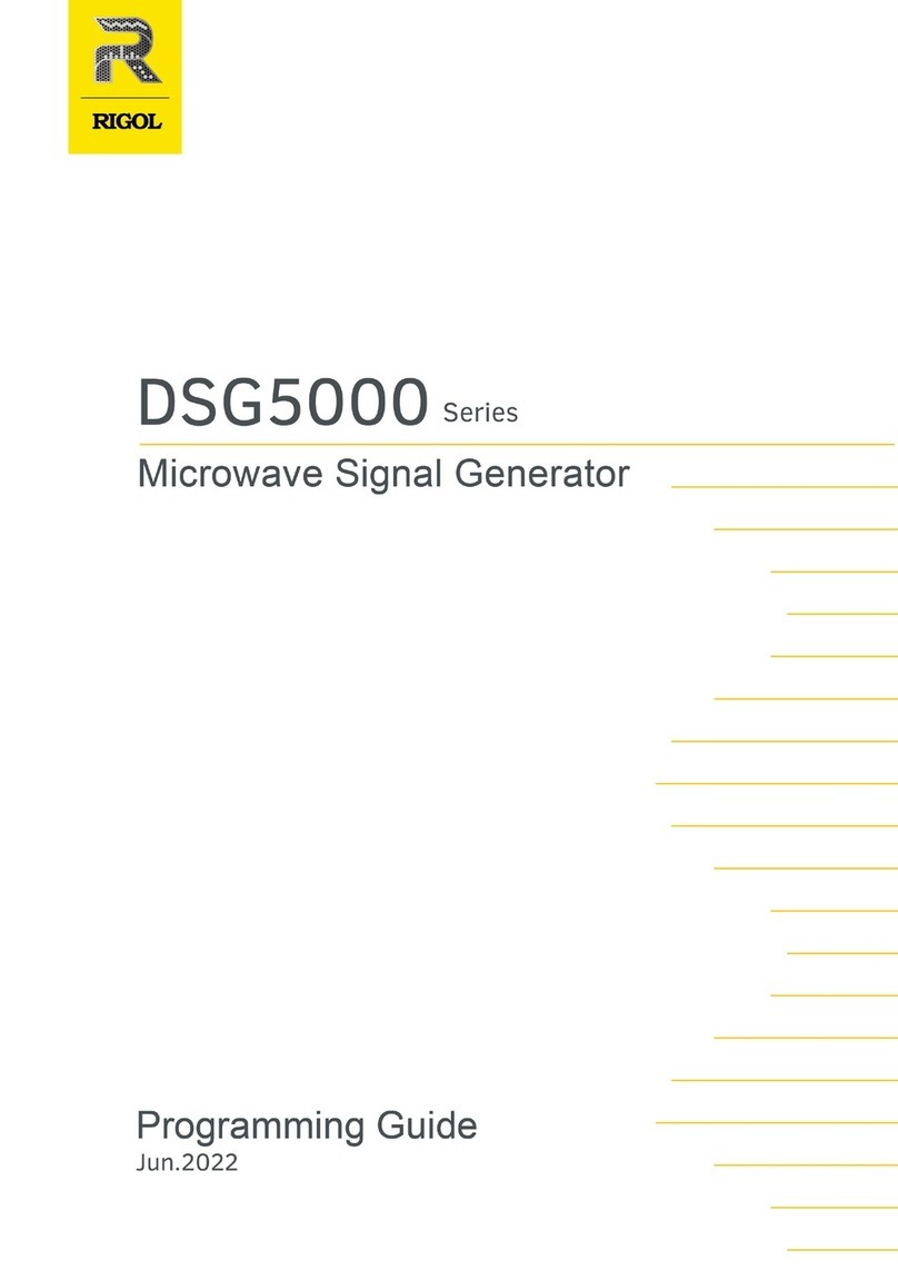 Rigol DSG5000 Series Programming guide