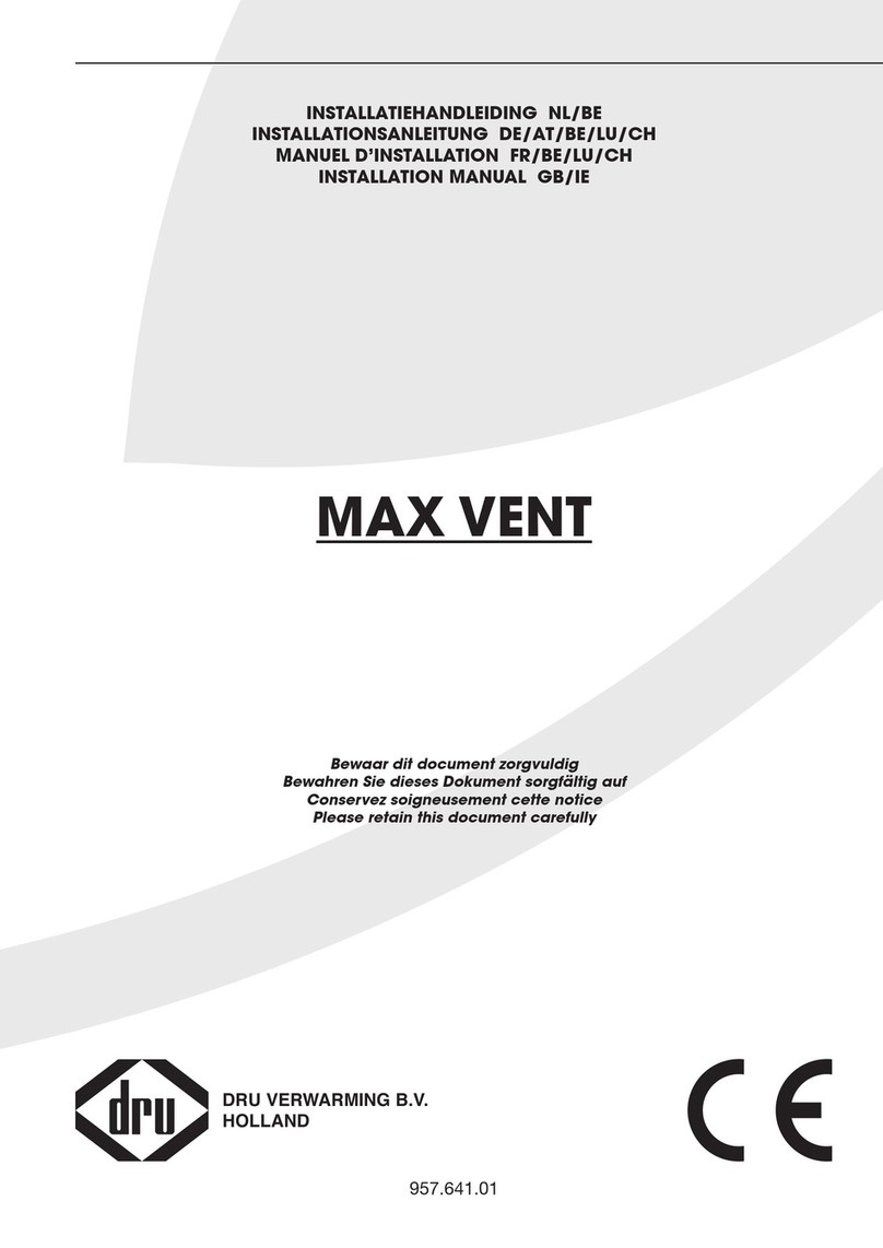 Dru Max Vent installation manual