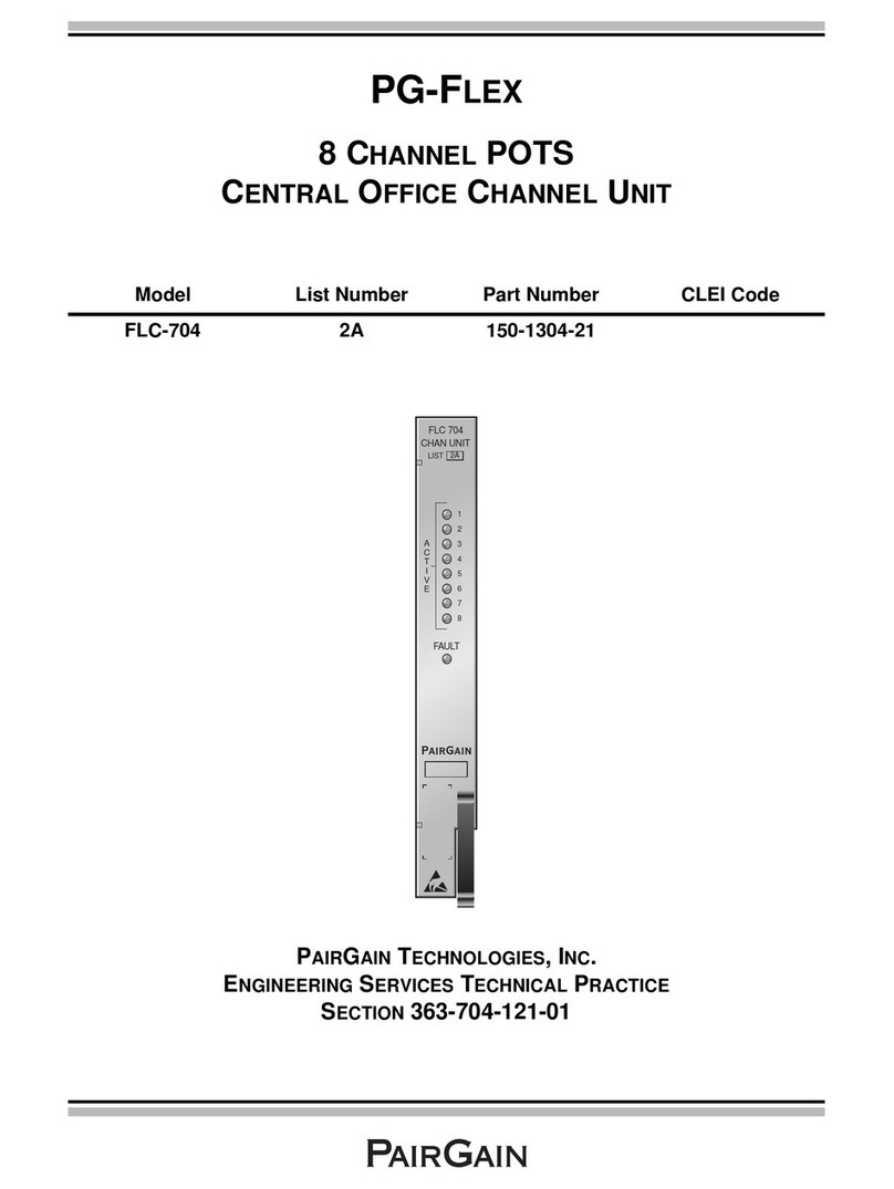 PairGain PF-FLEX FLC-704 User manual