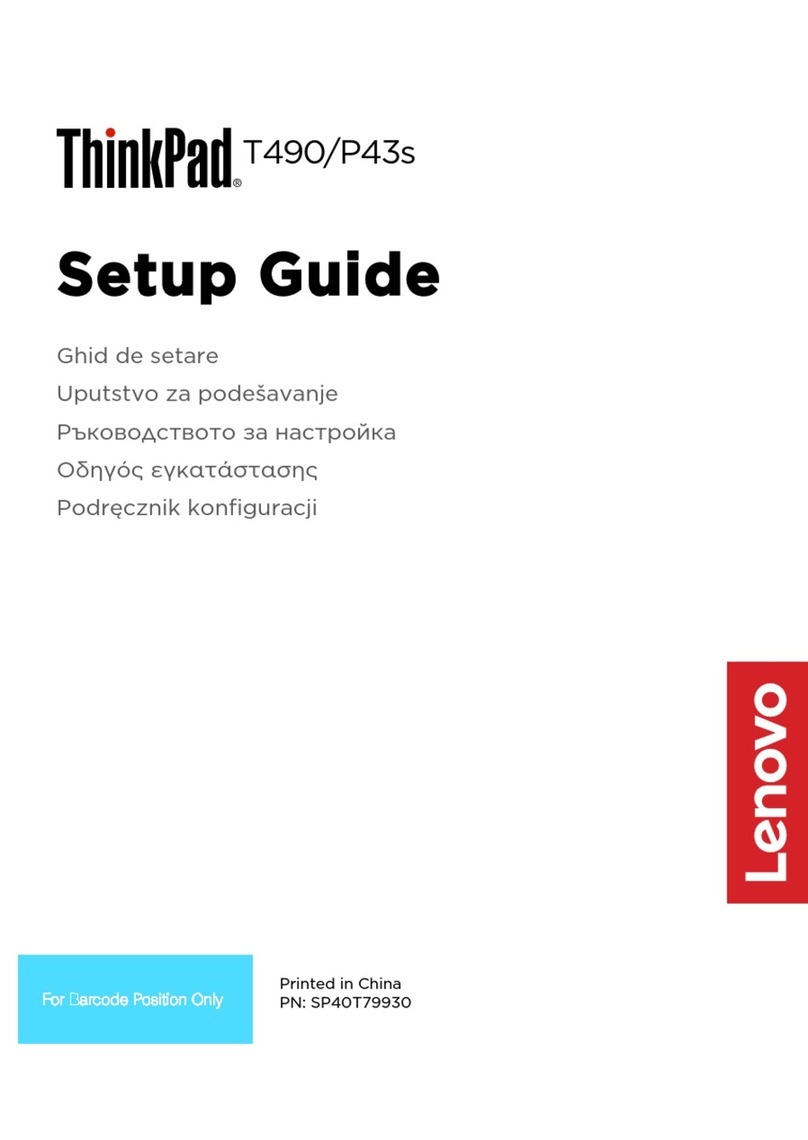 Lenovo ThinkPad T490/P43s Setup guide