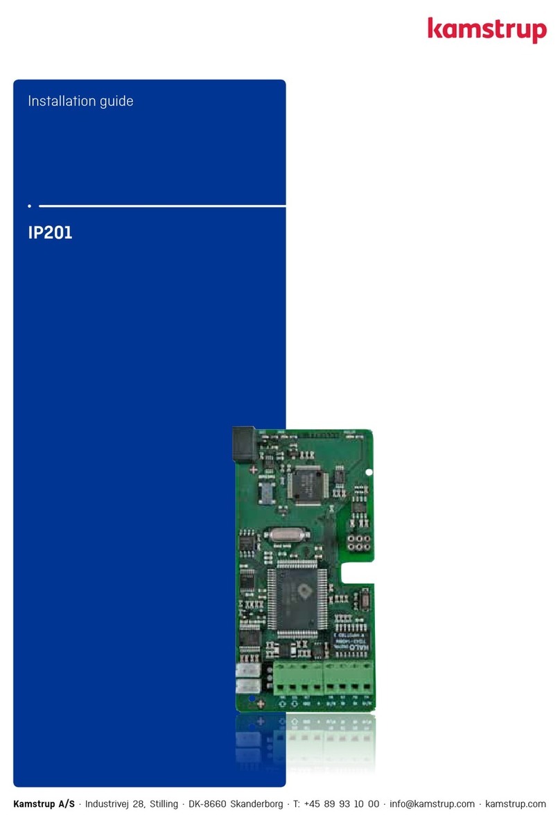 Kamstrup IP201 installation guide