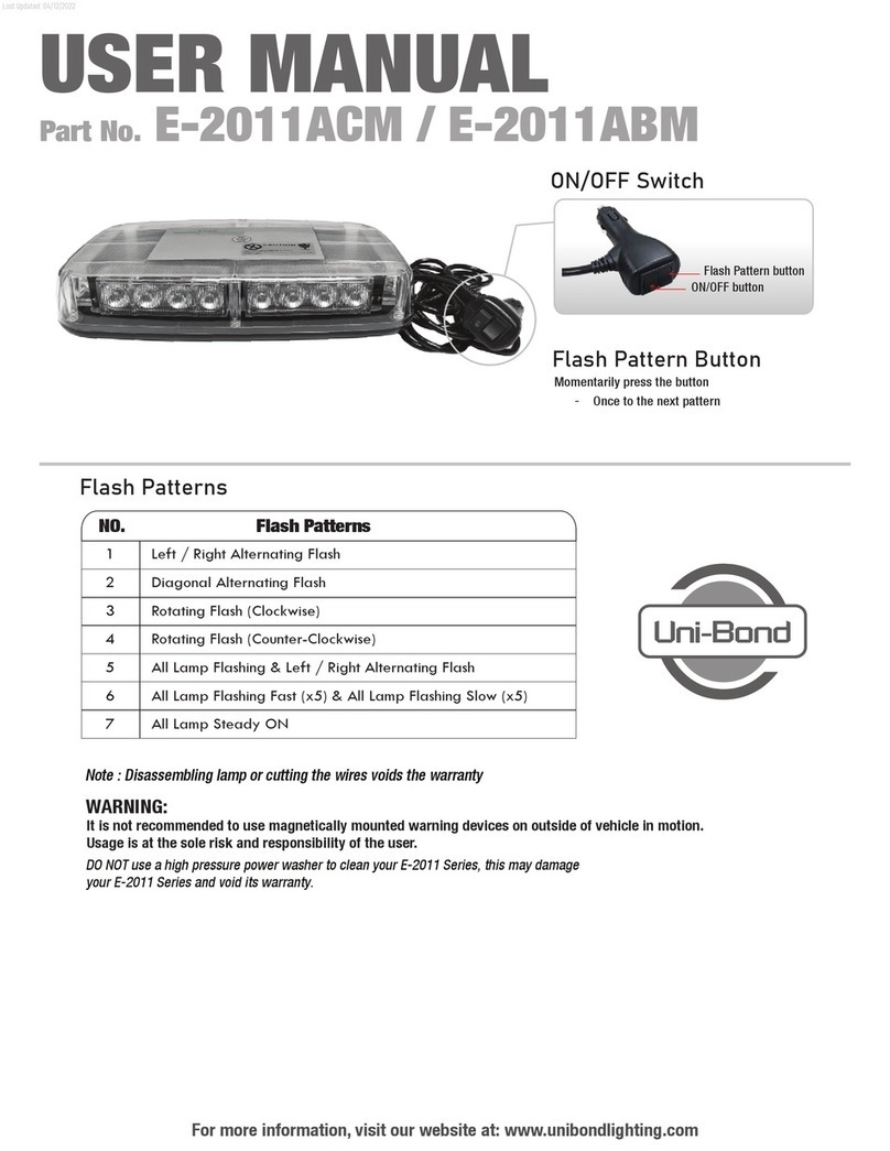 Uni-bond E-2011ACM User manual