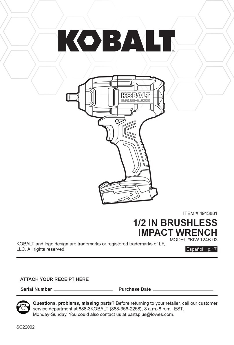 Kobalt KIW 124B-03 manual