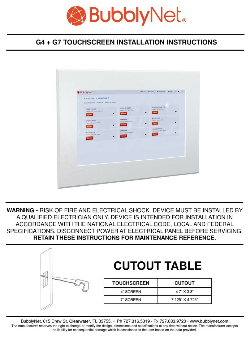 BubblyNet G4 User manual
