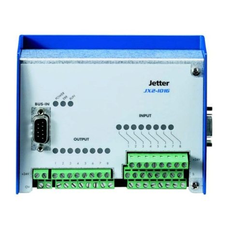 Jetter JX2-IO16 User manual Jetter JX2-IO16 User manual