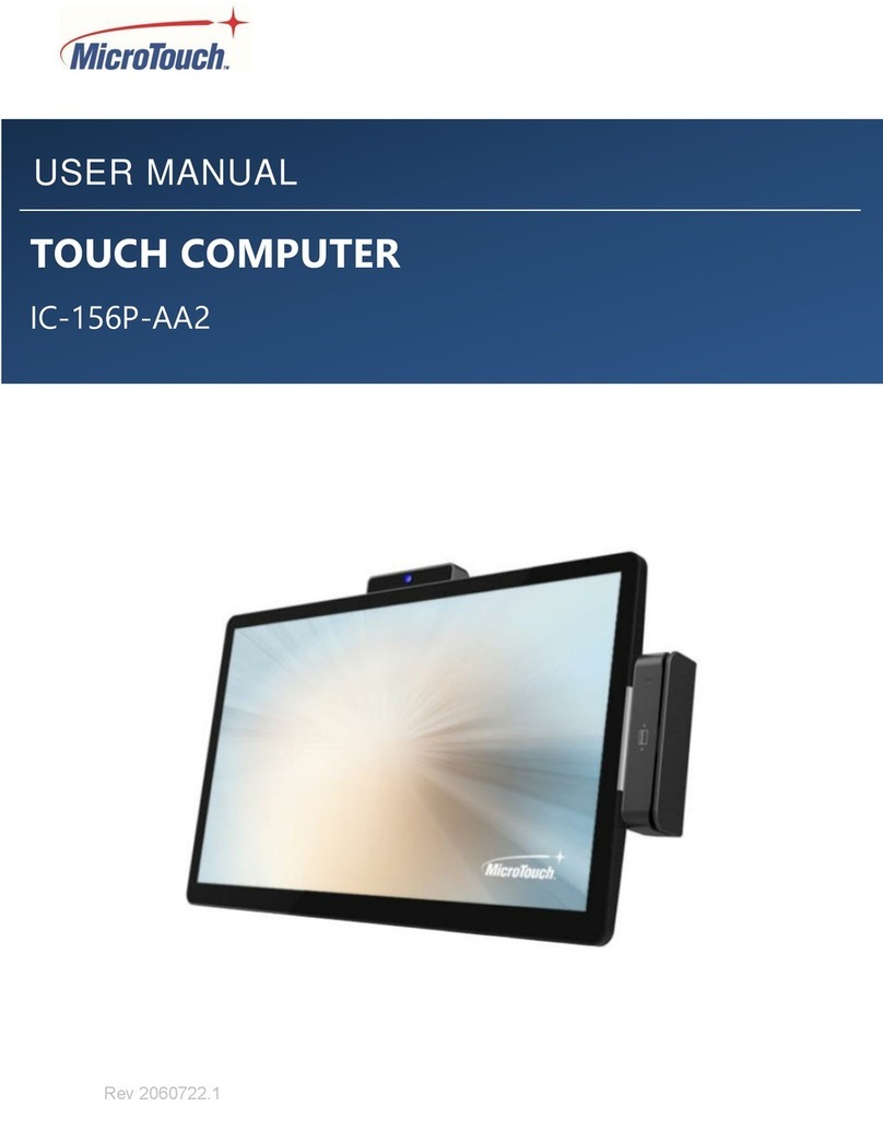 MicroTouch IC-156P-AA2 manual