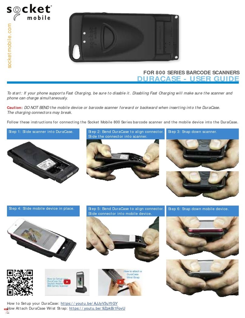 Socket DURACASE 800 Series User manual