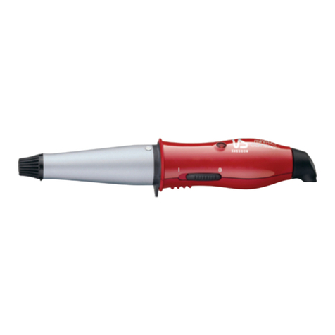 VS Sassoon miniPRO Curl Magic VS64A Instruction booklet
