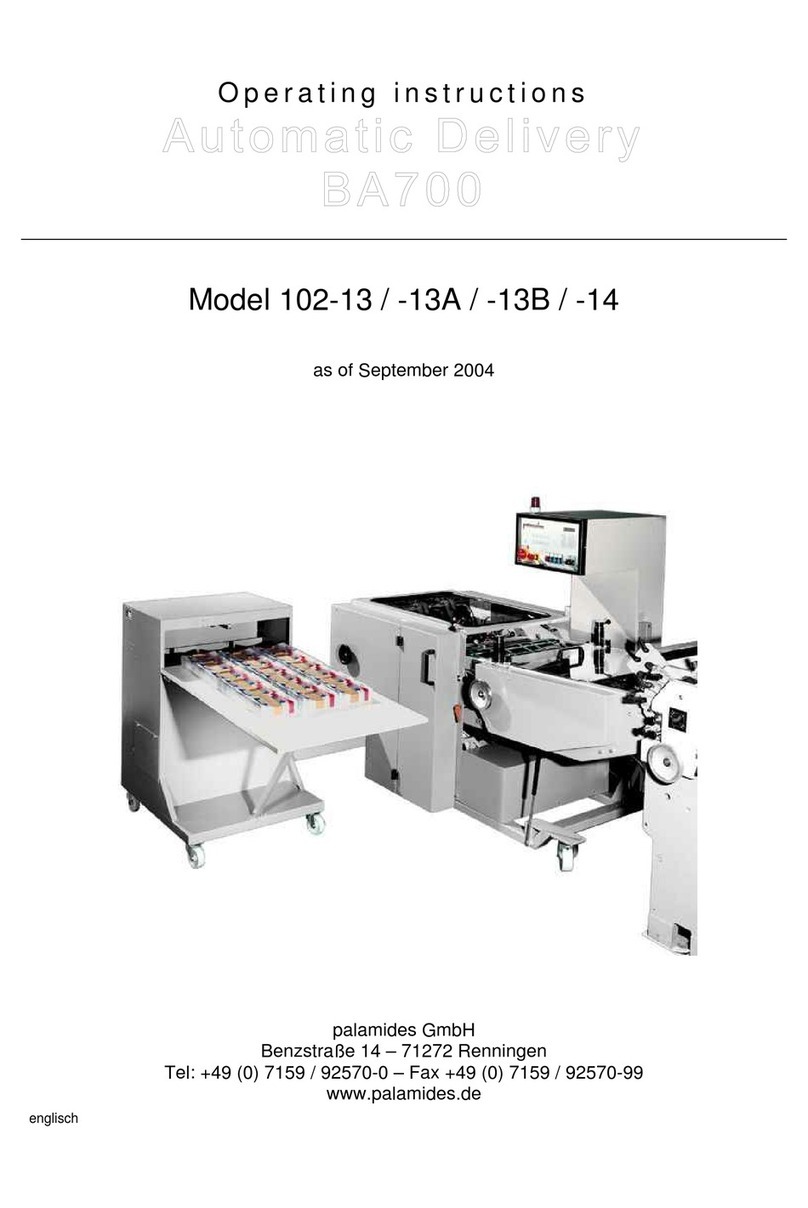 Palamides 102-13 operating instructions