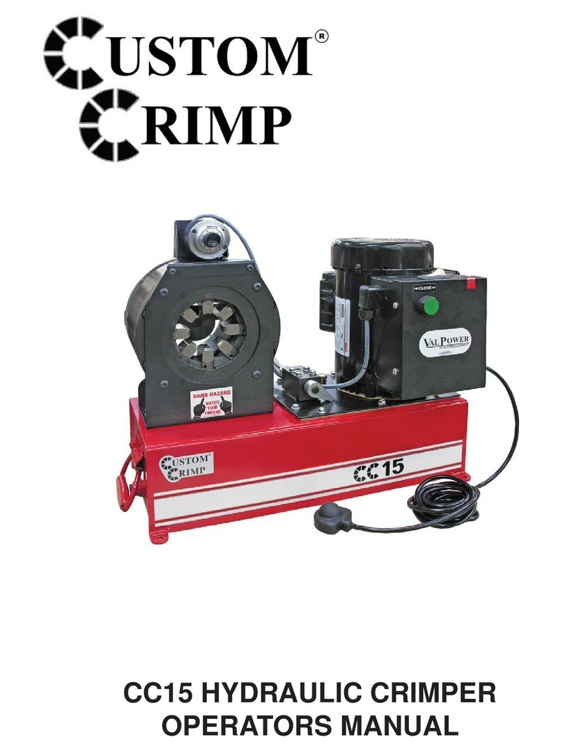 CustomCrimp CC15 User manual