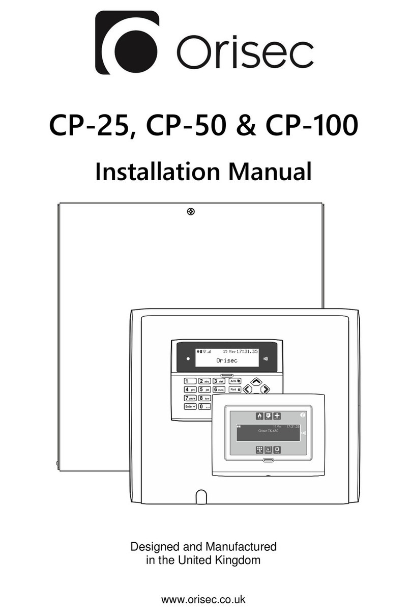 Orisec CP-25 User manual