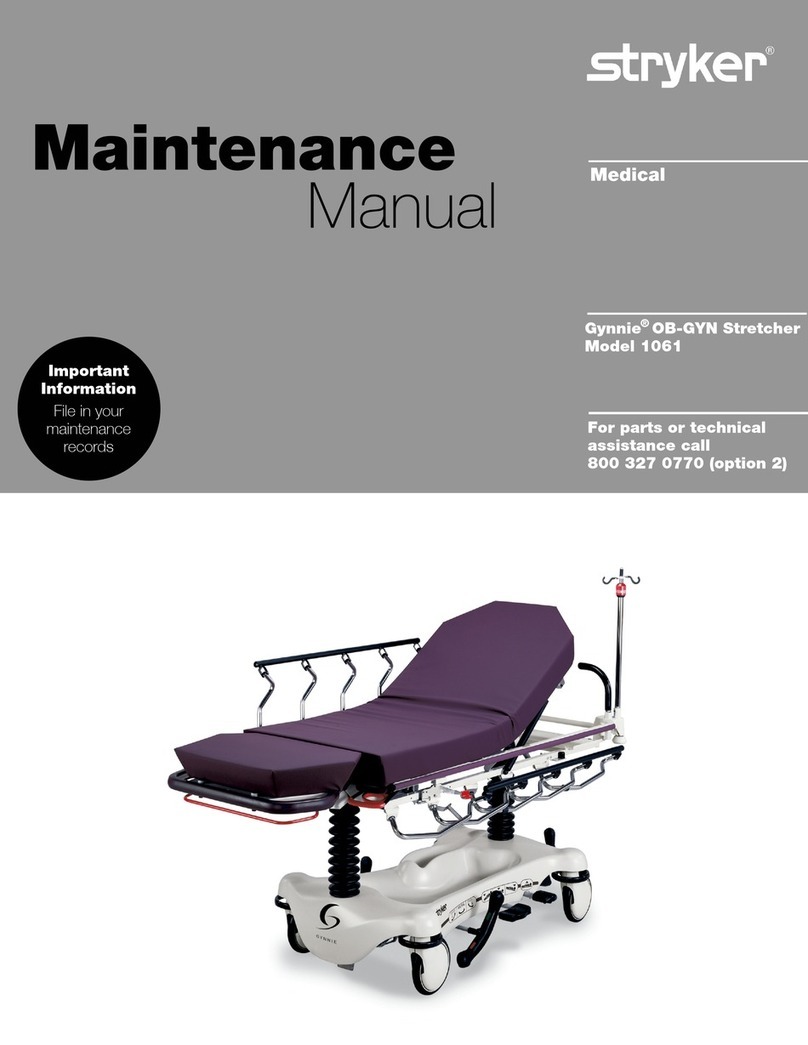 Stryker Gynnie OB-GYN 1061 Maintenance manual
